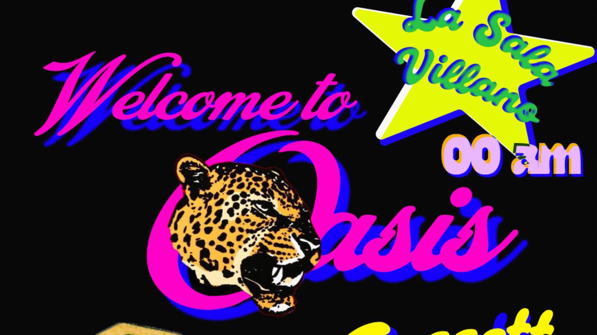 Cartel de OASIS, Guacamayo Tropical × P.A.L.A., en Sala Villanos, Madrid